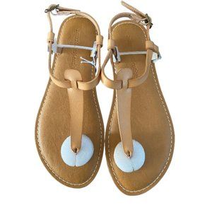 Amazon Essential Thong Sandal with Ankle Strap -- Size : 6 USA - light brown